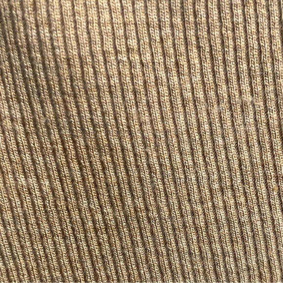 REVOLVE Brand LNA OTIS RIBBED TOP in Mushroom Beige Size 2X NWT - Picture 9 of 10